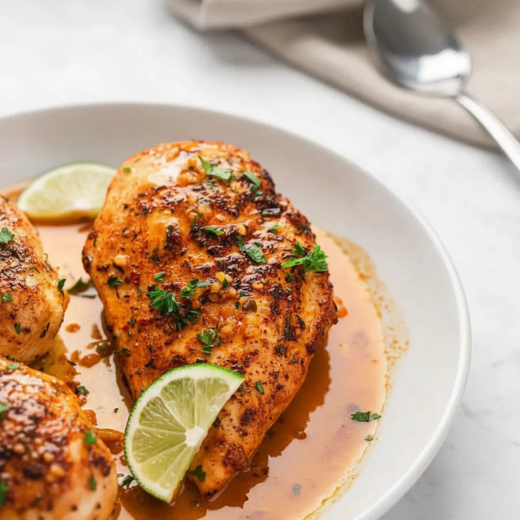 Delicious Chicken Breast Recipes Healthy with Spicy Garlic Lime