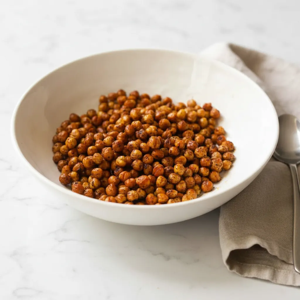 Delicious Healthy Snacks Easy Spiced Roasted Chickpeas