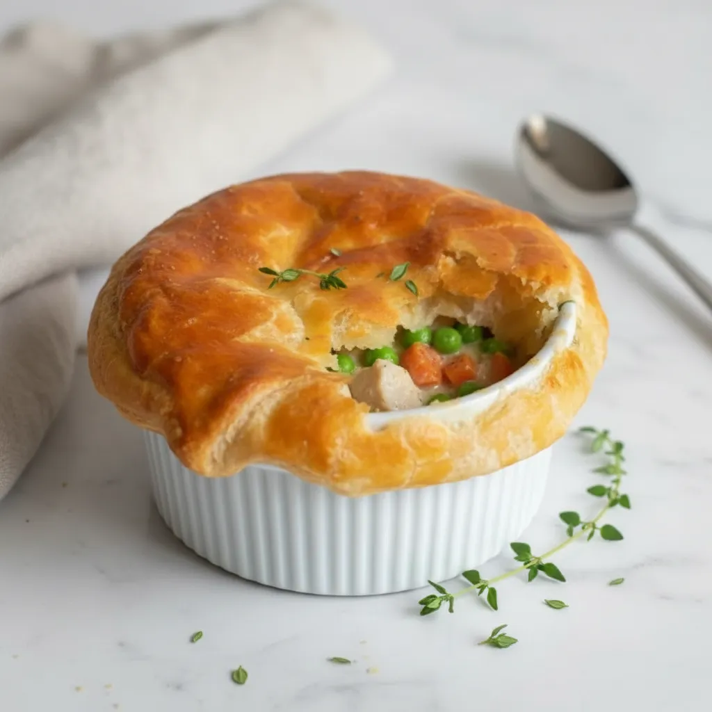Delicious Individual Chicken Pot Pie