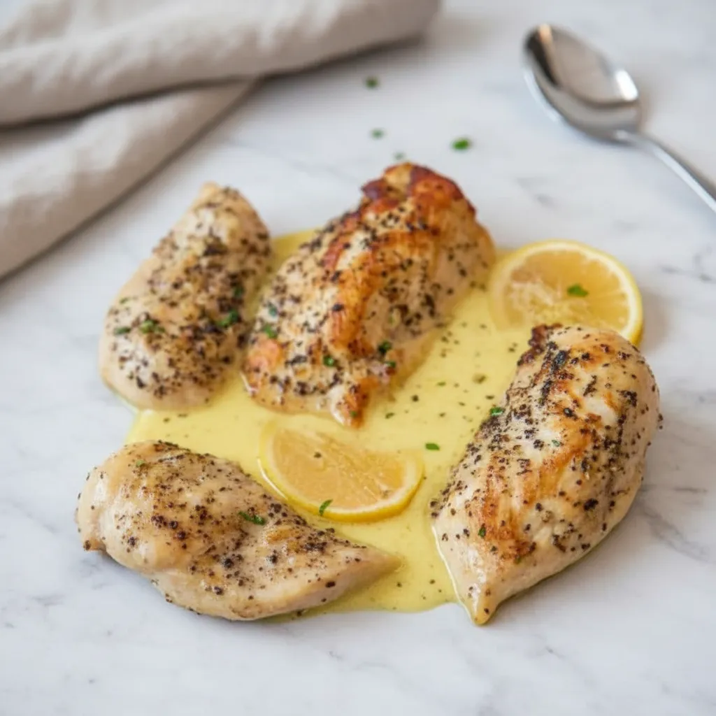 Easy Chicken Crockpot Recipes with Herbs and Lemon