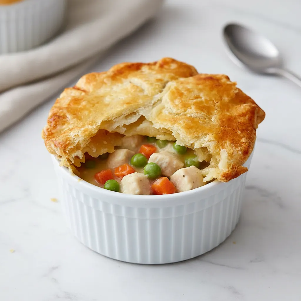 Easy Chicken Pot Pie with Flaky Crust