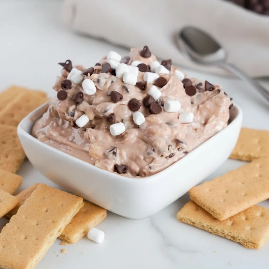 Easy Hot Cocoa Dip Recipe with Marshmallow Fluff