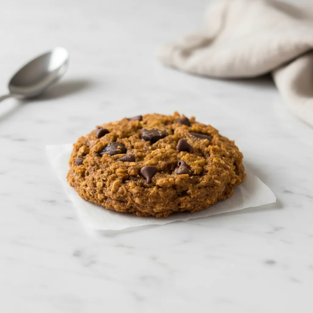 Healthy Pumpkin Chocolate Chip Cookies with Oats