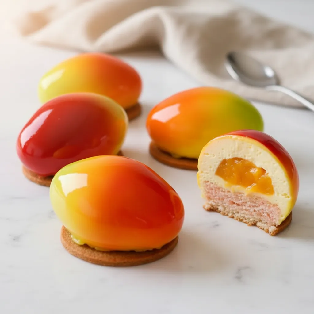 Perfect Beautiful Pastries Fruit Mango Tarts