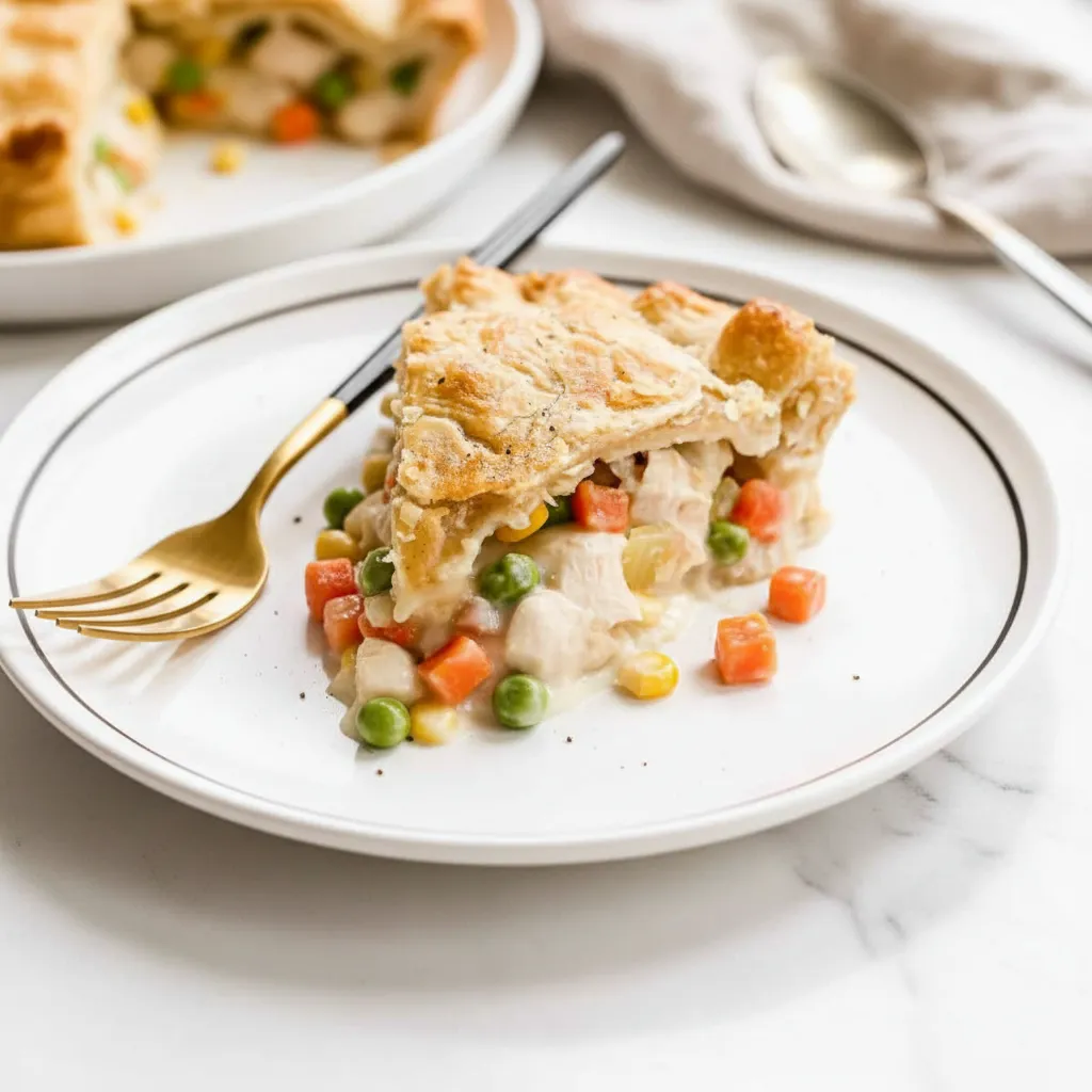 Perfect Ground Chicken Pot Pie Casserole