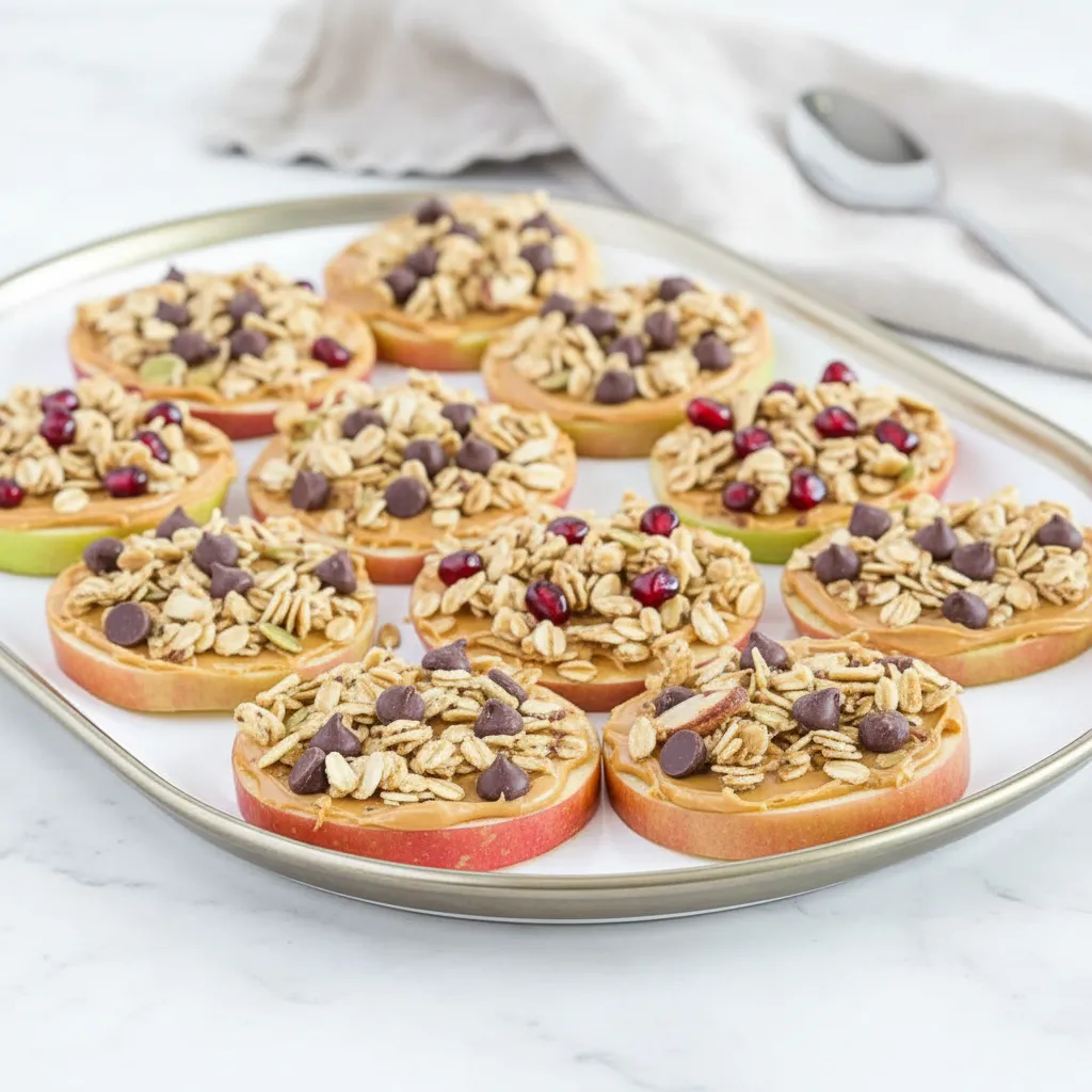 Quick Apple Peanut Butter Healthy Snacks