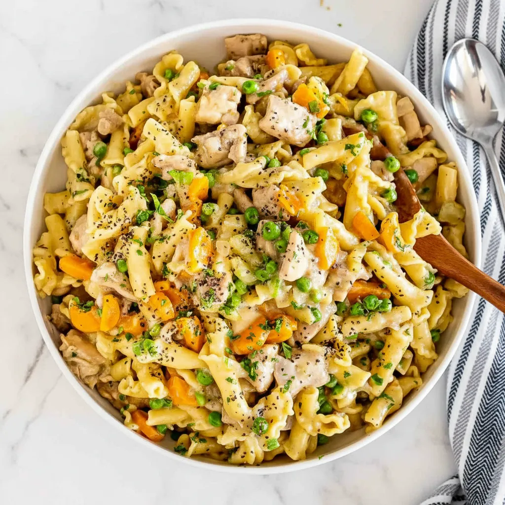 Quick One Pot Chicken Pot Pie Casserole