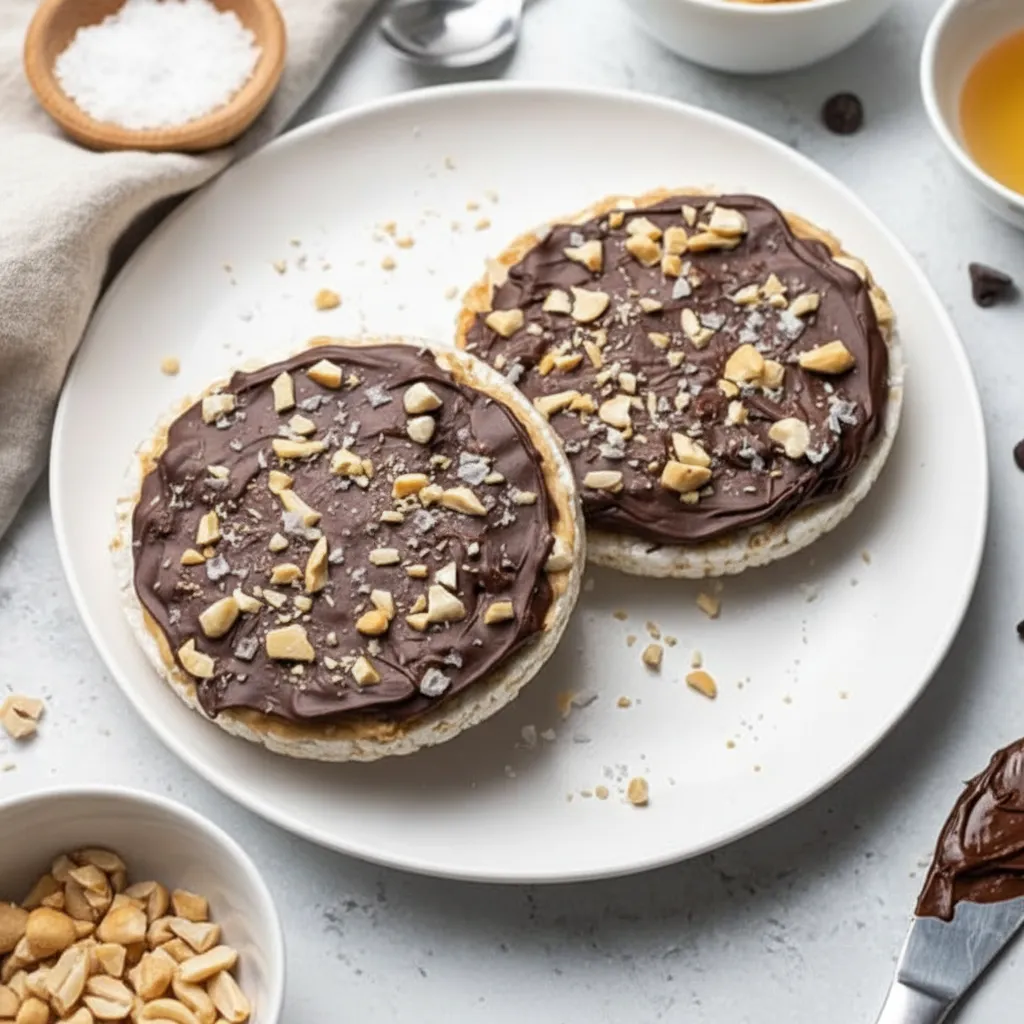 Quick Rice Cakes with Almond Butter Healthy Snacks