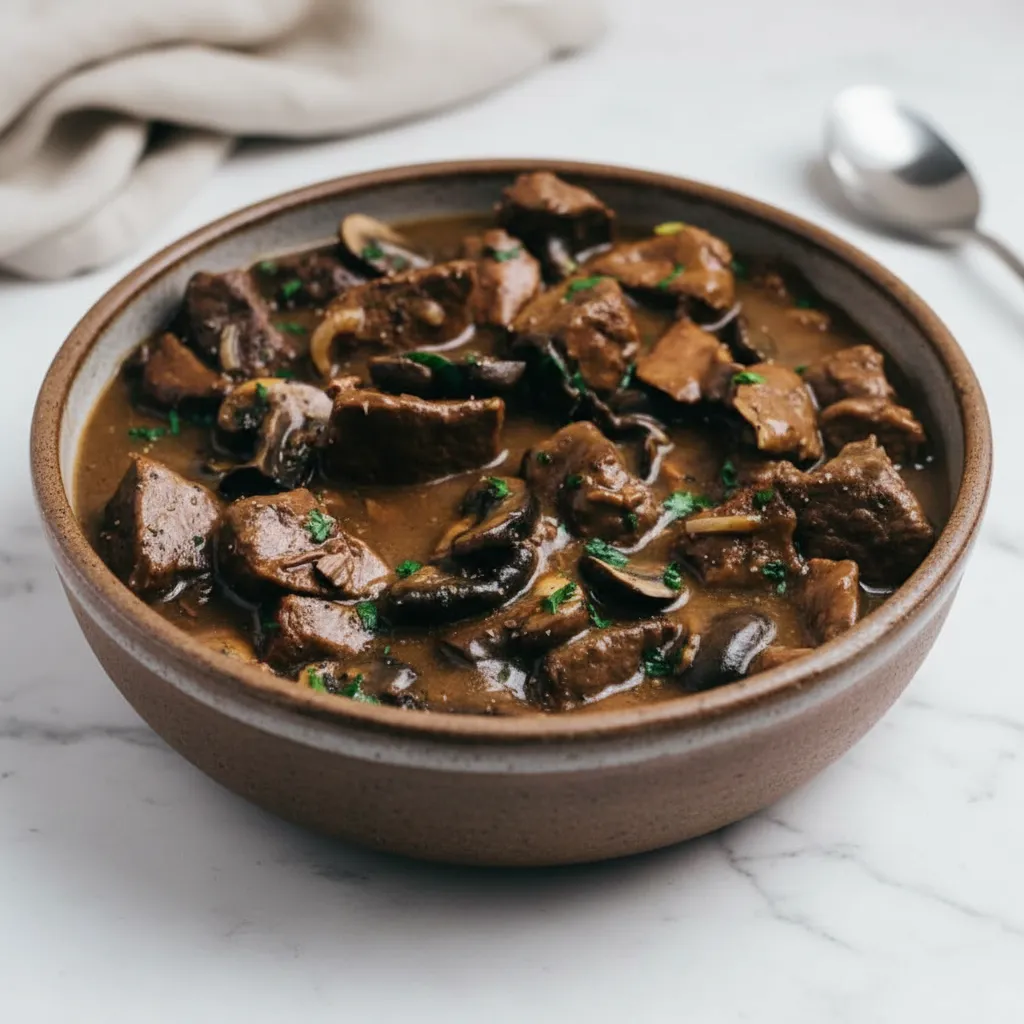 Simple Beef Crockpot Recipes with Mushrooms