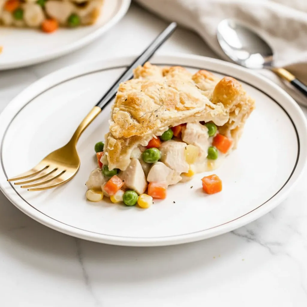 Simple Creamy Chicken Pot Pie