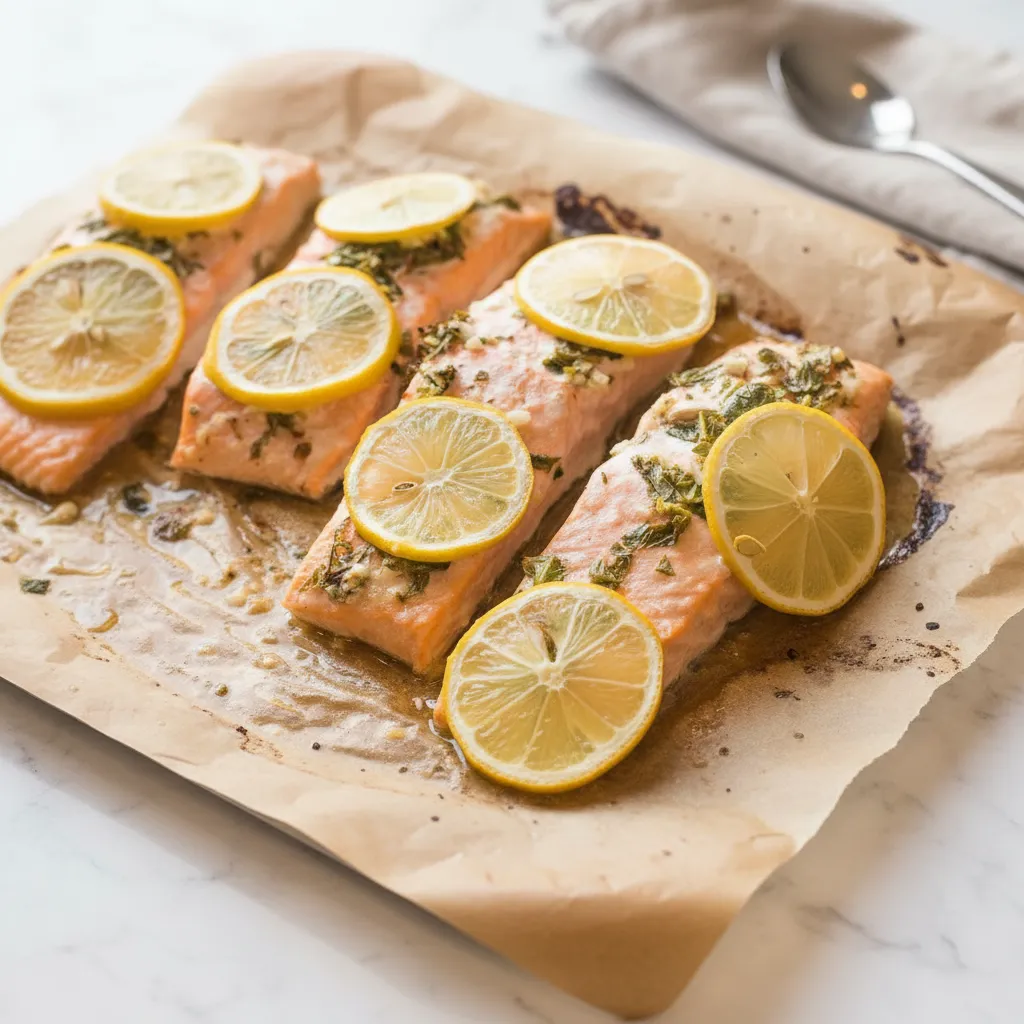 Spicy Lemon Herb Baked Salmon Recipes