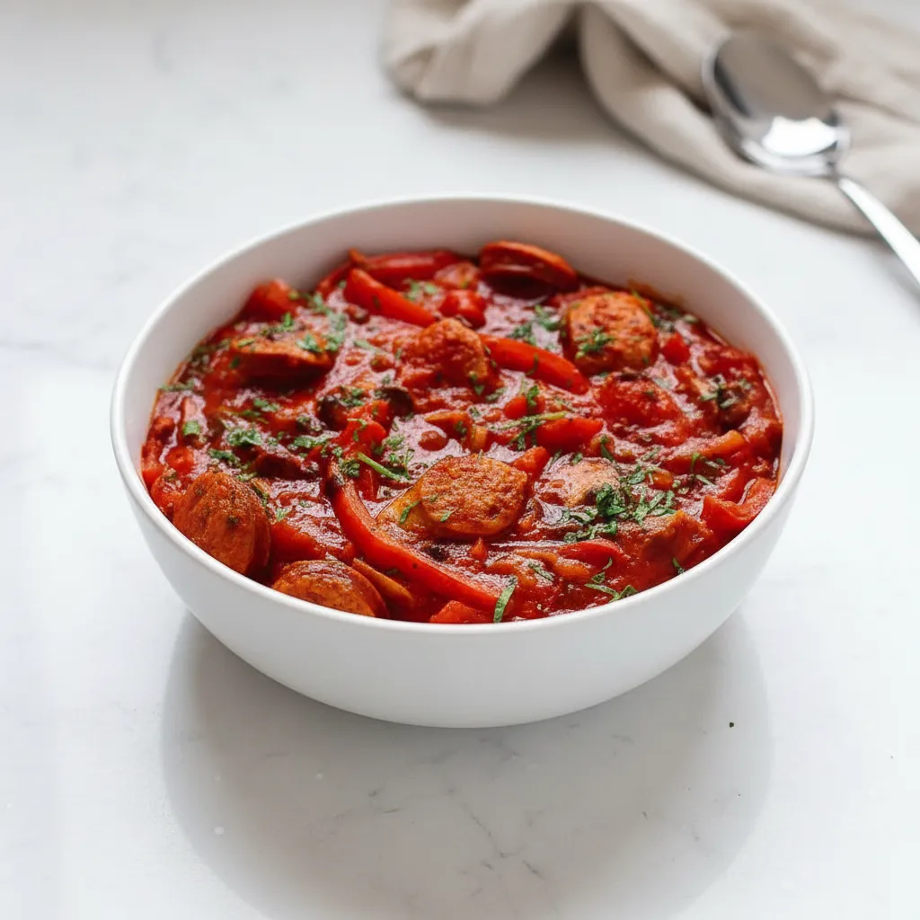 Spicy Sausage Crockpot Recipes and Peppers