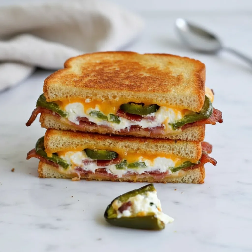 Amazing Jalapeno Popper Grilled Cheese