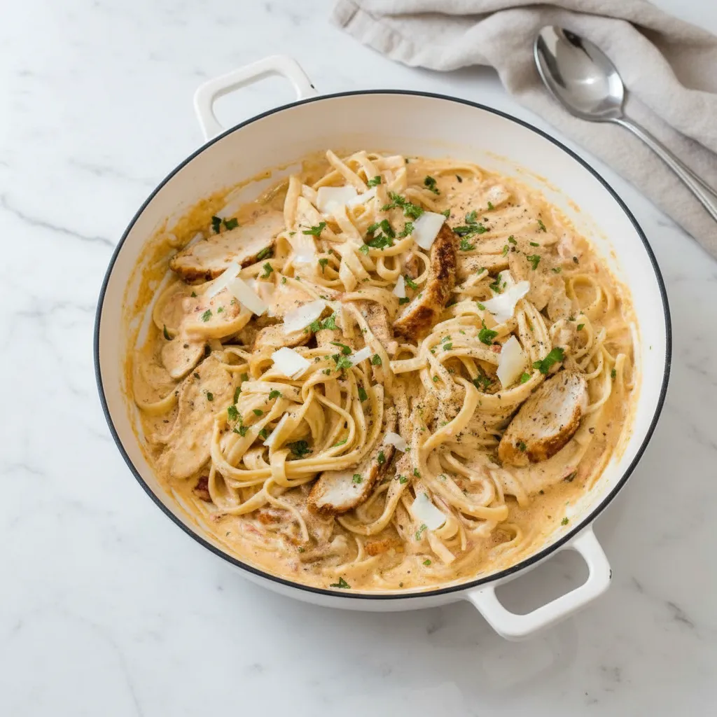 Amazing Spicy Chicken And Pasta Recipes with Cream Sauce