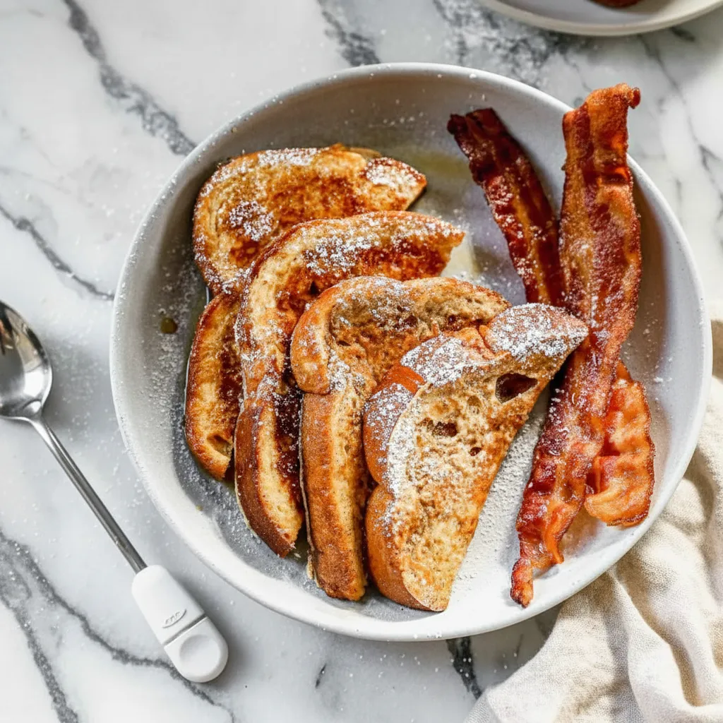 Classic Cinnamon French Toast Recipe with French Bread