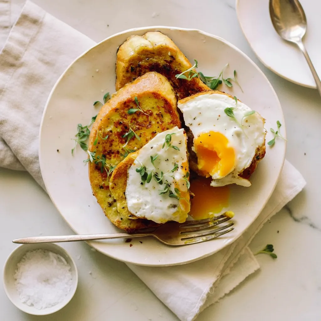 Simple Hearty Chicken Pot Pie Soup 2 Delicious Savory Fried Eggs with Herbs