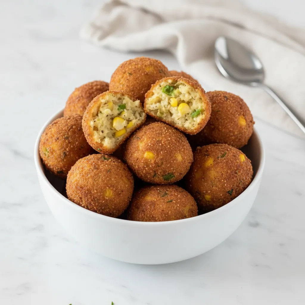 Healthy Garden Salad Bowls for Summer 3 Easy Sweet Corn Fritters with Spicy Aioli