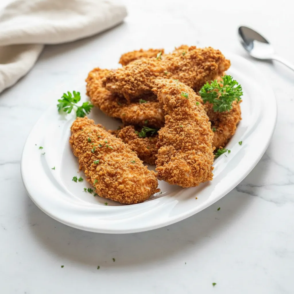 Healthy Baked Chicken Nuggets with Herbs