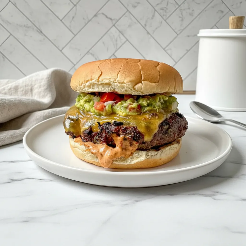 Healthy Homemade Cheeseburgers with Chipotle Aioli