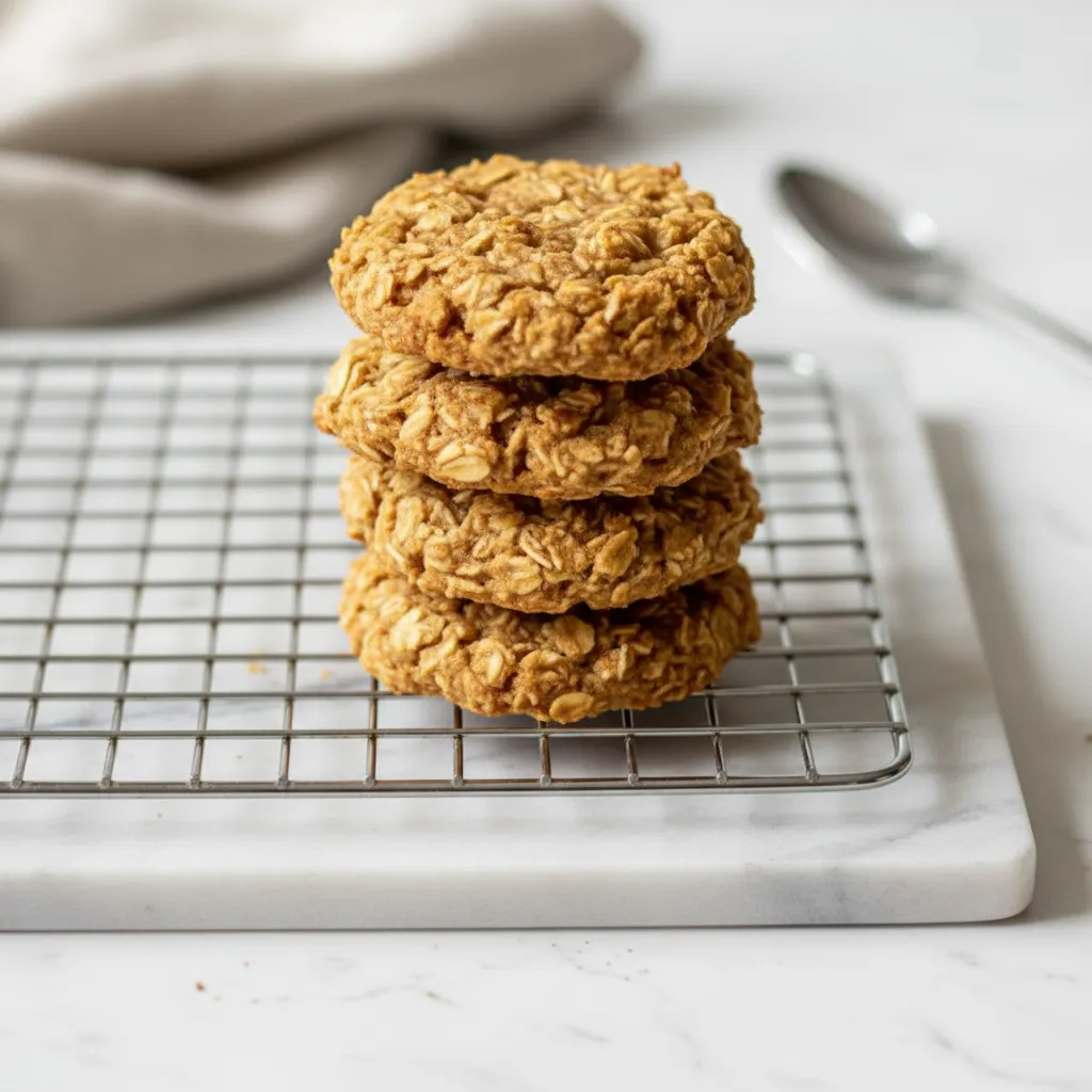 Healthy Oatmeal Cookies with Banana and Cinnamon
