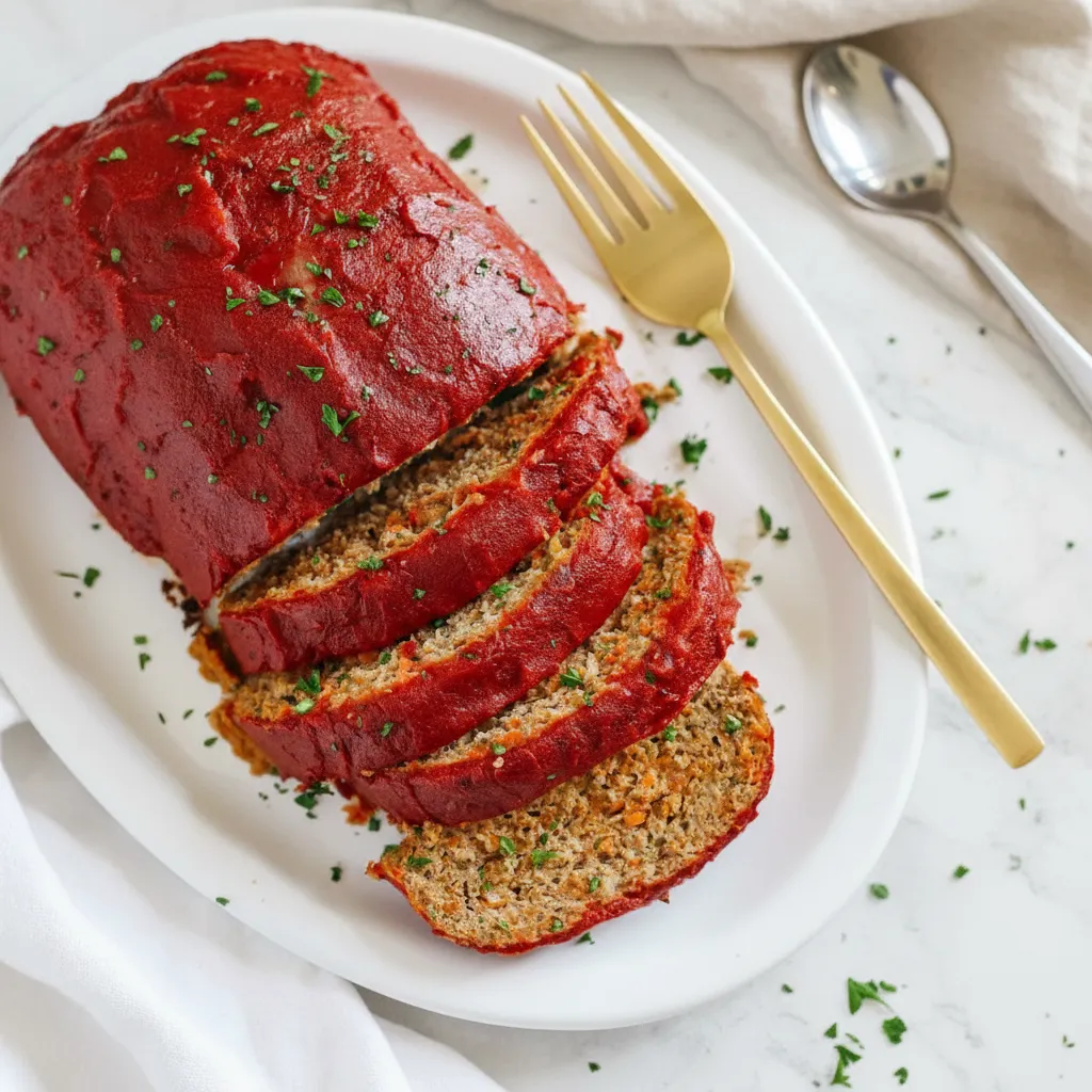 Healthy Turkey Meatloaf with Hidden Veggies