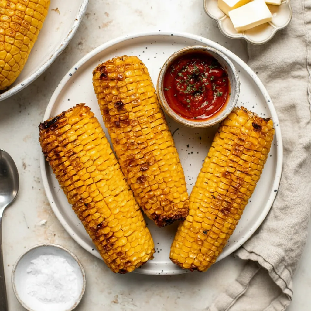Perfect Grilled Corn on the Cob with Garlic Butter