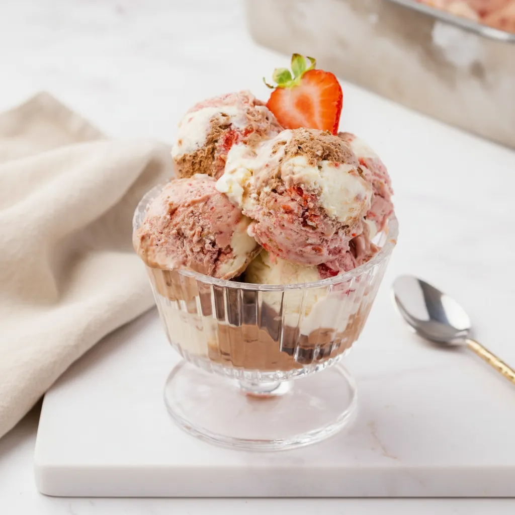 Perfect Neapolitan Ice Cream Aesthetic Photos