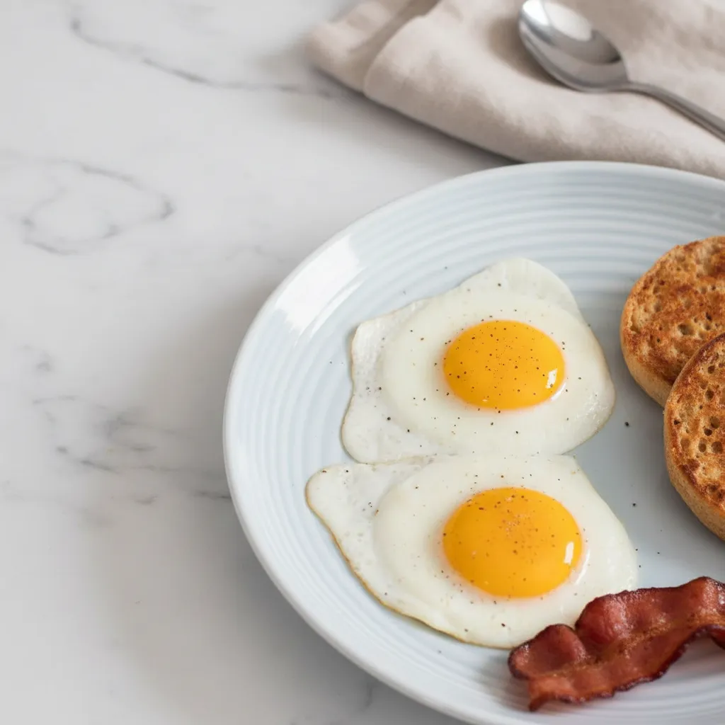 Perfect Sunny Side Up Fried Eggs