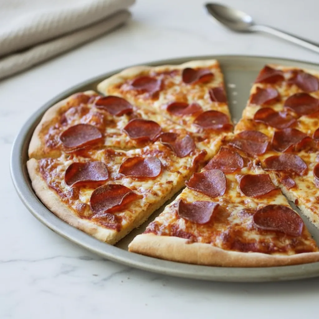 Quick Pepperoni Pizza with Crispy Crust