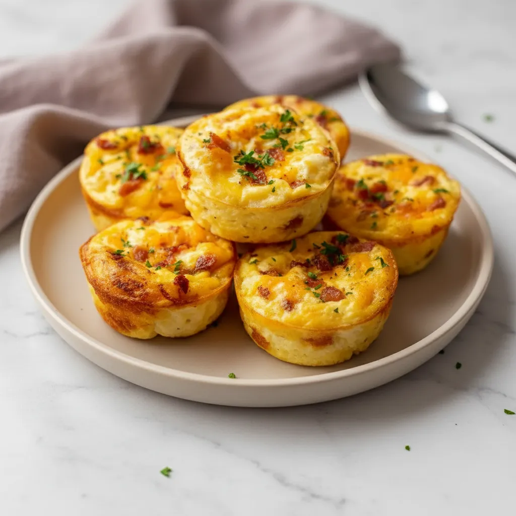 Cheesy Muffin Tin Cottage Cheese Egg Bites Brunch Ideas