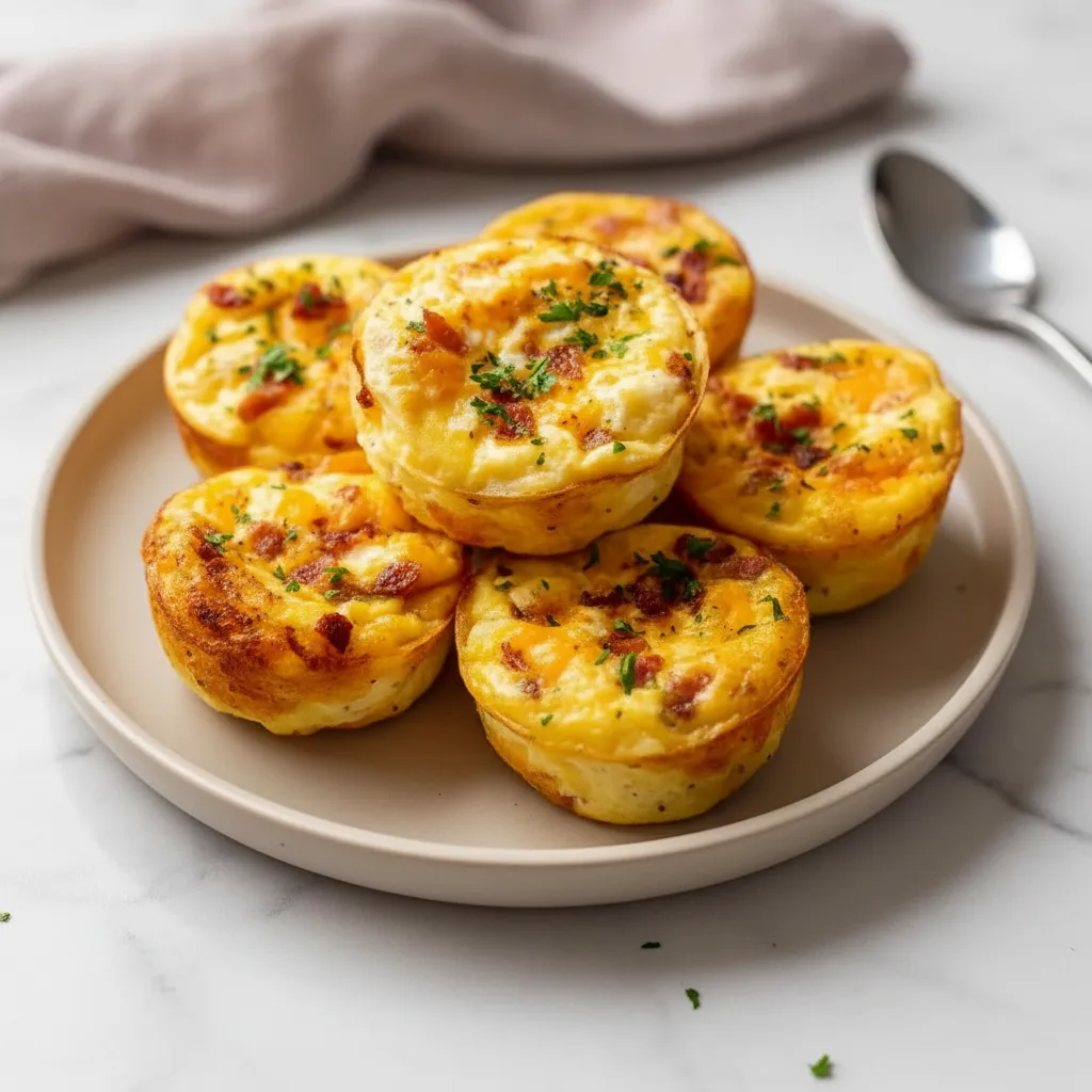 Cheesy Muffin Tin Cottage Cheese Egg Bites Recipe