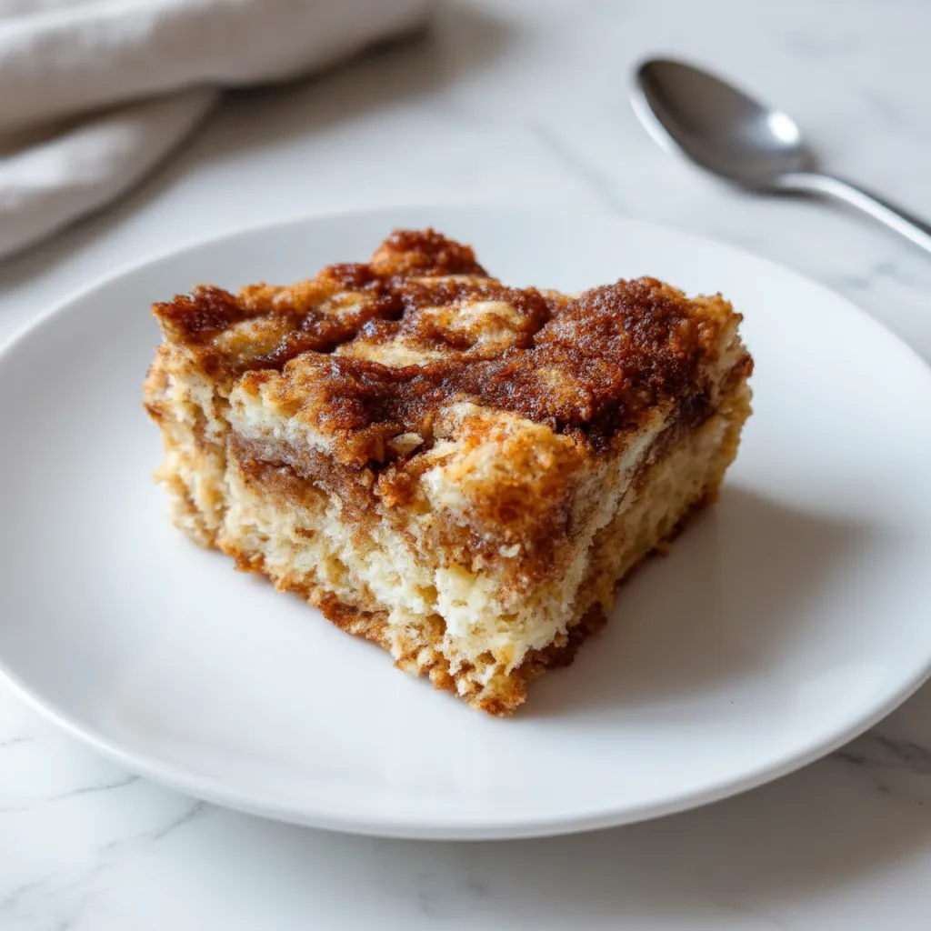 Cinnamon Roll Baked Oatmeal Squares: Easy Breakfast Baking