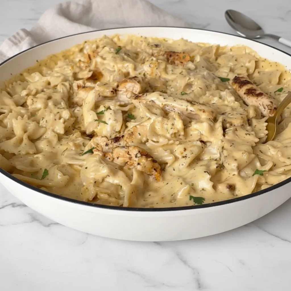 Creamy Chicken Garlic Parmesan Pasta Recipe
