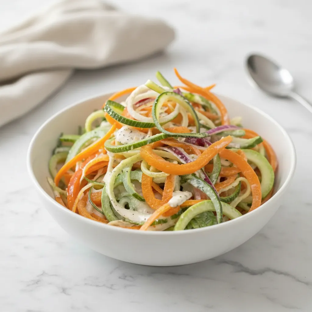 Creamy Cucumber Carrot Salad Recipe