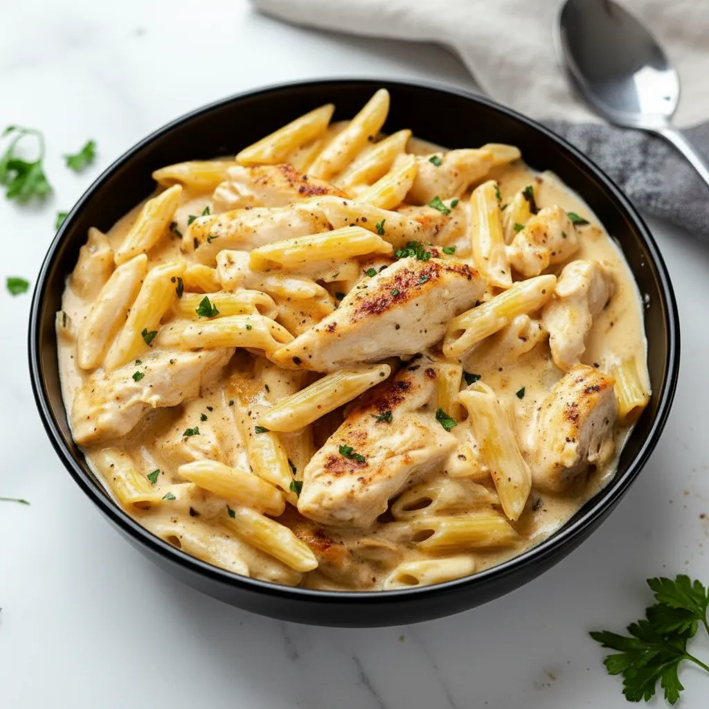 Crock Pot Creamy Cajun Chicken Pasta Recipe