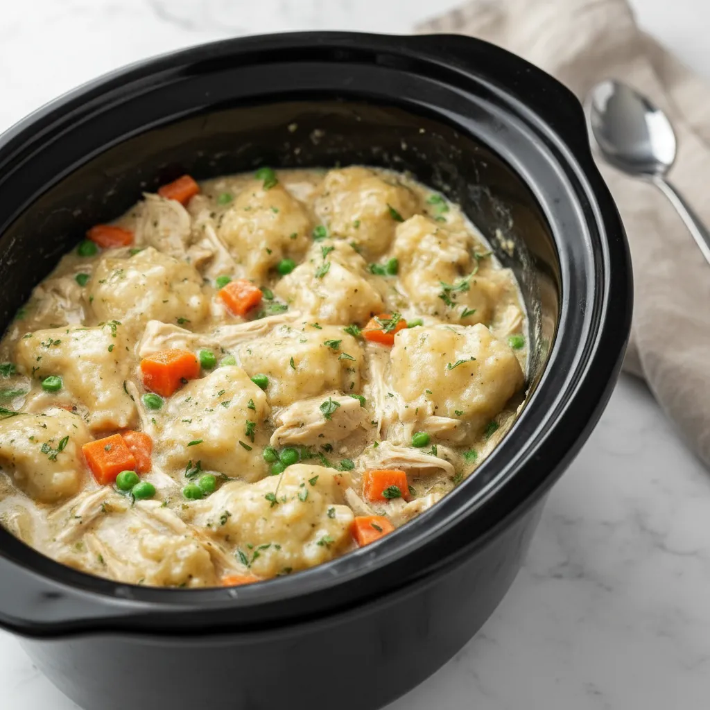 Crockpot Chicken and Dumplings Recipe
