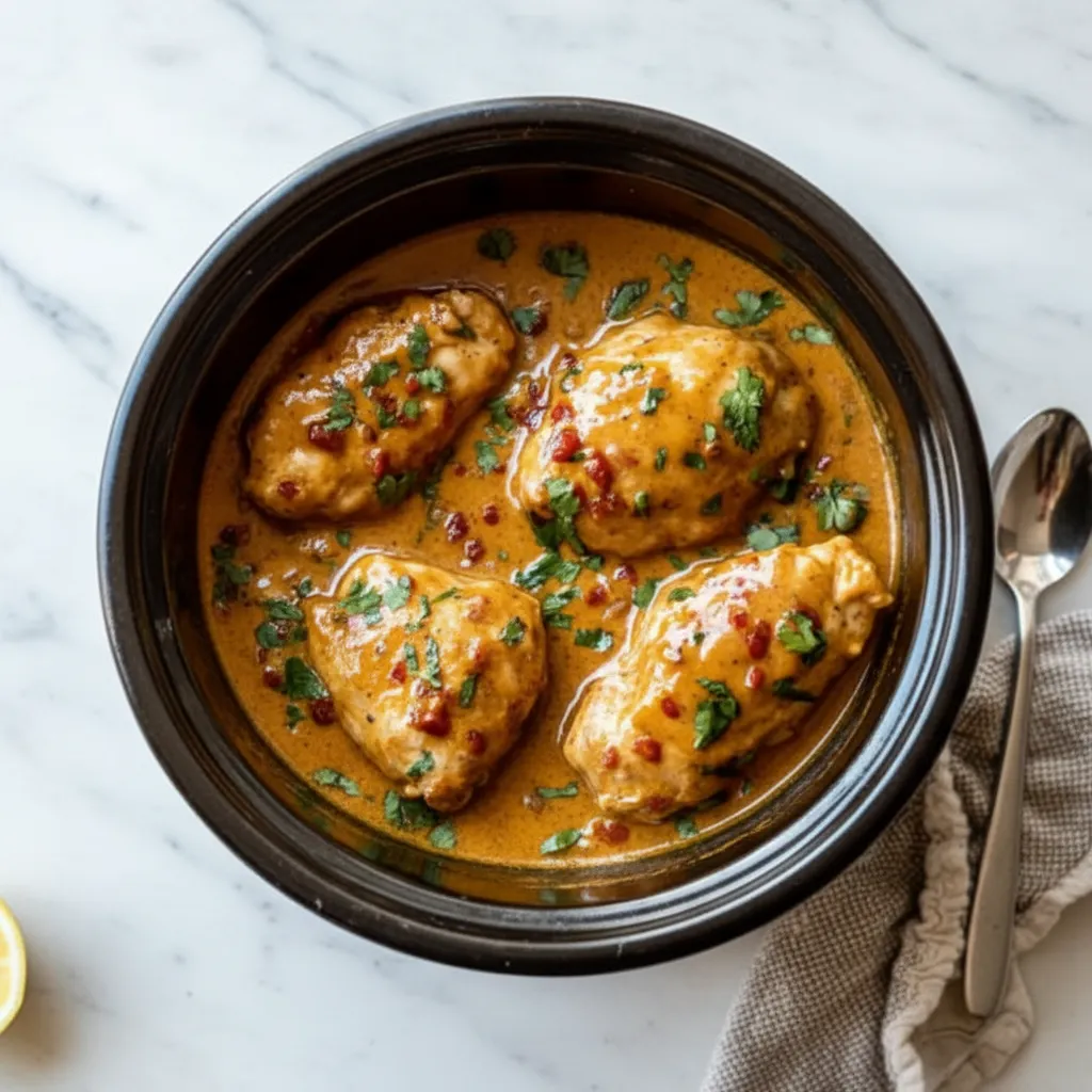 Crockpot Thai Peanut Chicken