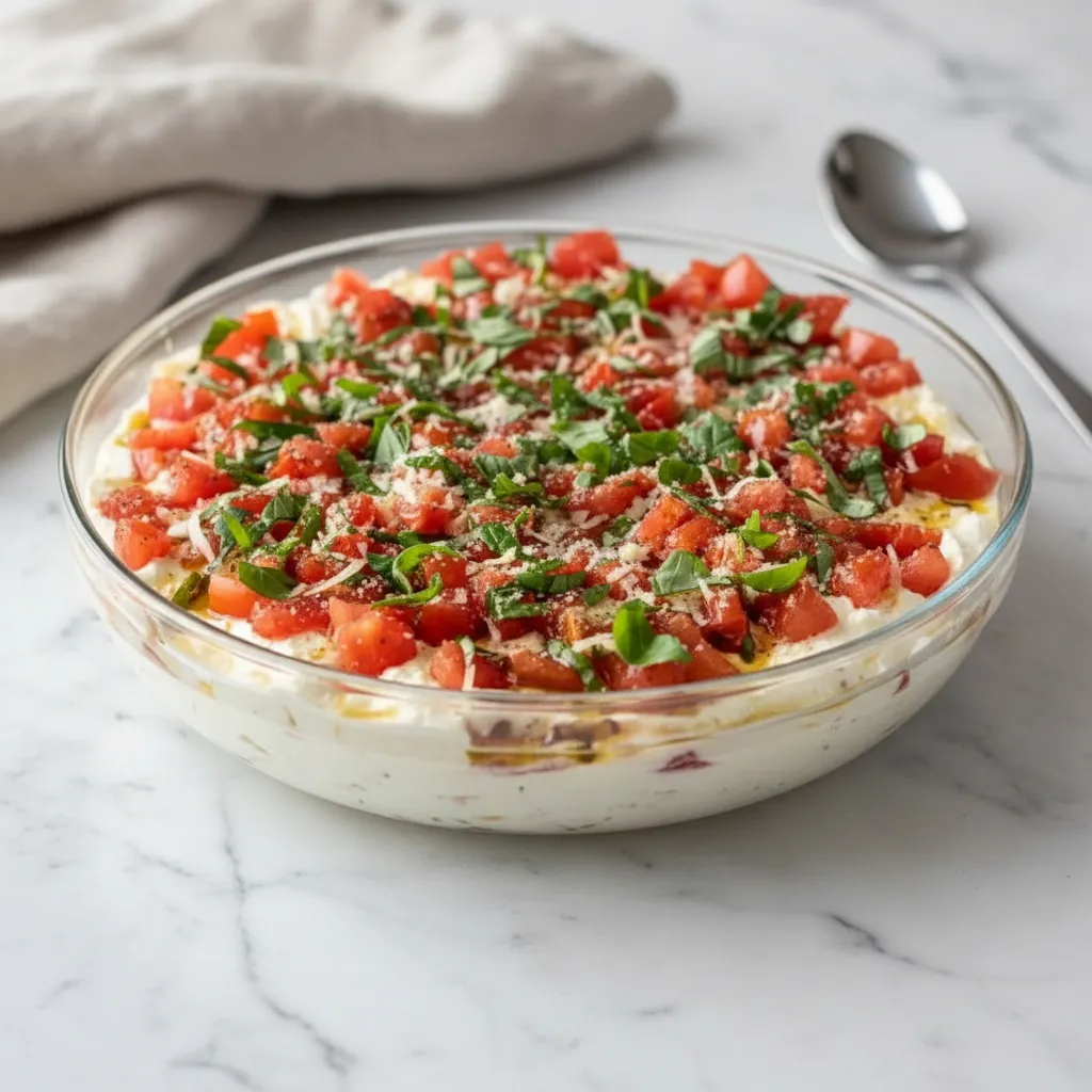 Easy Bruschetta Dip: The Ultimate Summer Appetizers Recipe