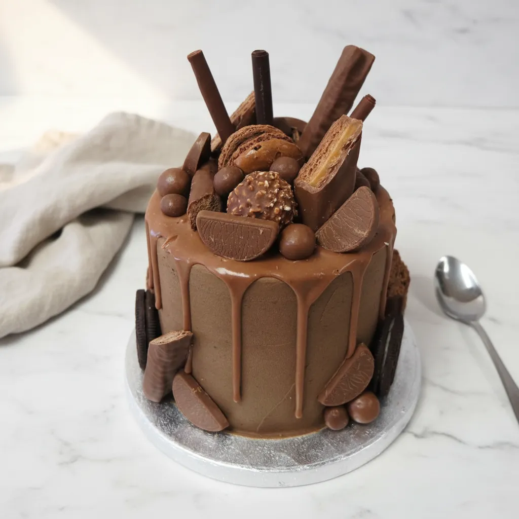 Elegant 21st Birthday Drip Cake Recipe