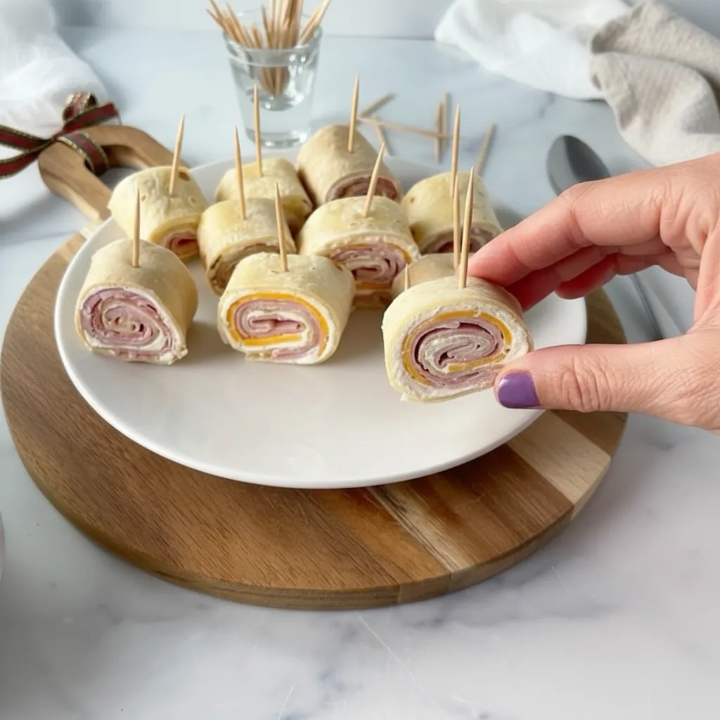 Ham and Cheese Pinwheels for Summer Parties