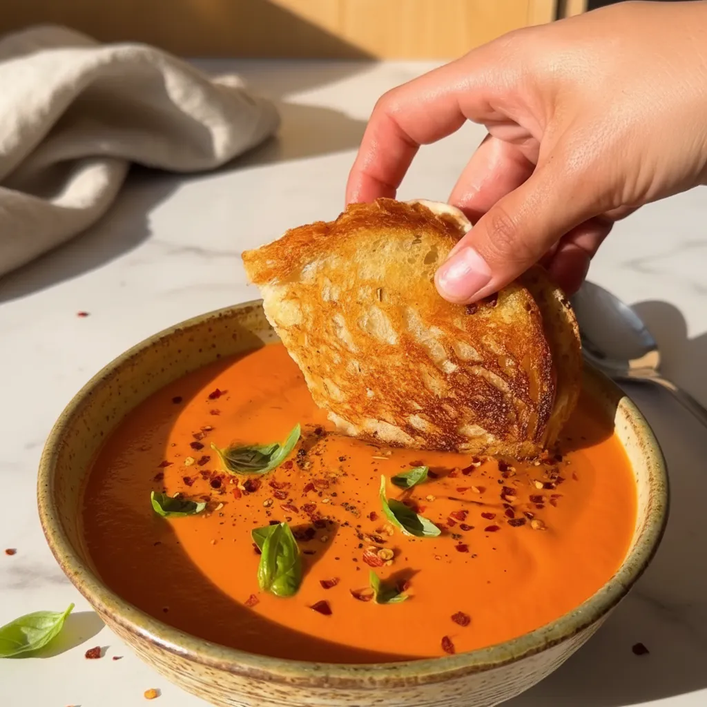 Hearty Tomato Soup Recipe for Winter Dinner