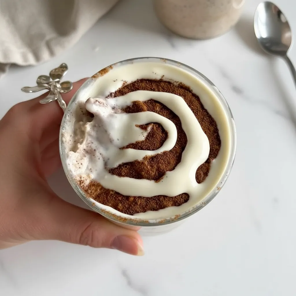 High-Protein Cinnamon Roll Overnight Oats Recipe
