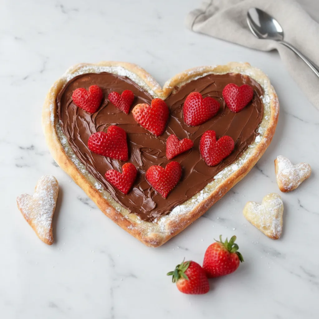 Homemade Heart-shaped Pizza Treats for Valentine’s Day