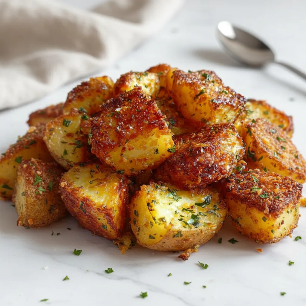Mouthwatering Crispy Parmesan Potatoes: Easy Side Dish Recipe