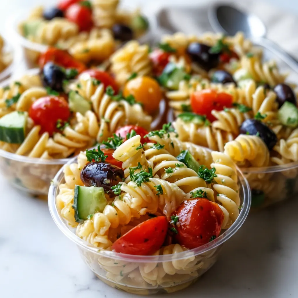 Pasta Salad Cups: Perfect Party Ideas for School Potlucks