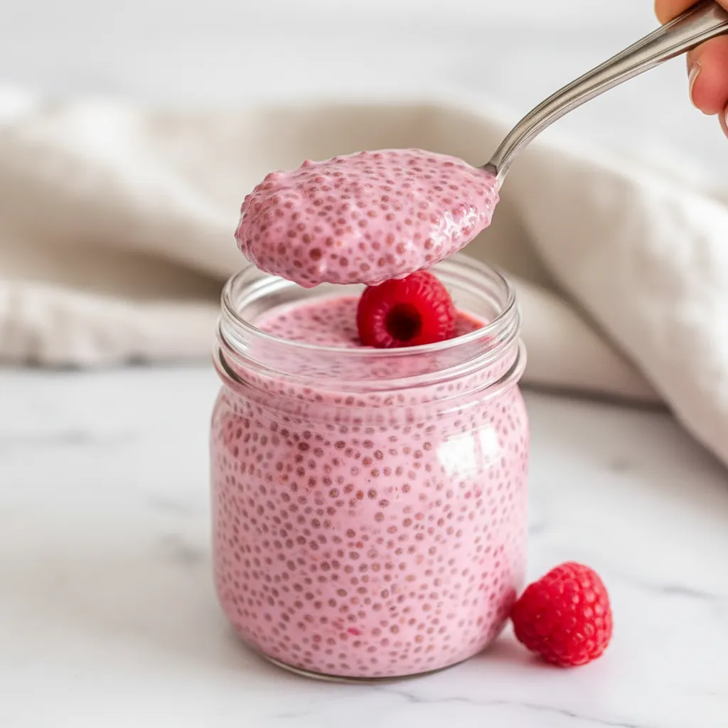 Vegan Raspberry Chia Pudding: Healthy & Easy Breakfast Recipe