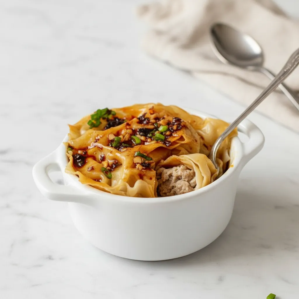 Viral Dumpling Lasagna Recipe