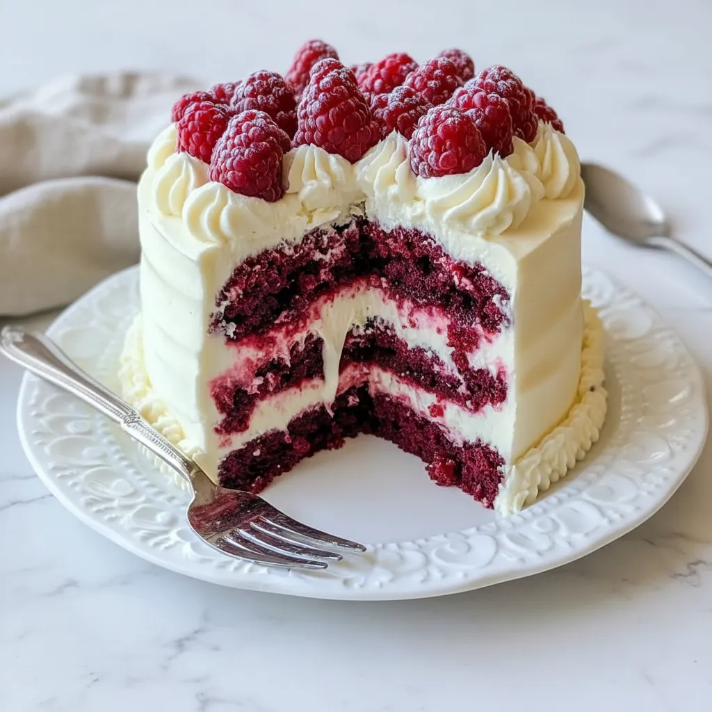 White Chocolate Raspberry Dream Cake Recipe