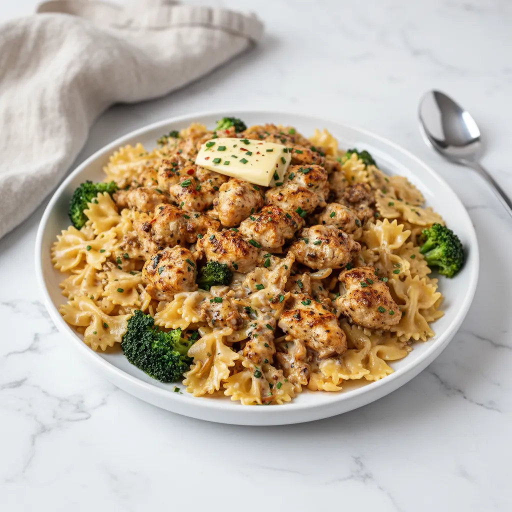 Cowboy Butter Lemon Bowtie Chicken: Monday Night Dinner Recipes