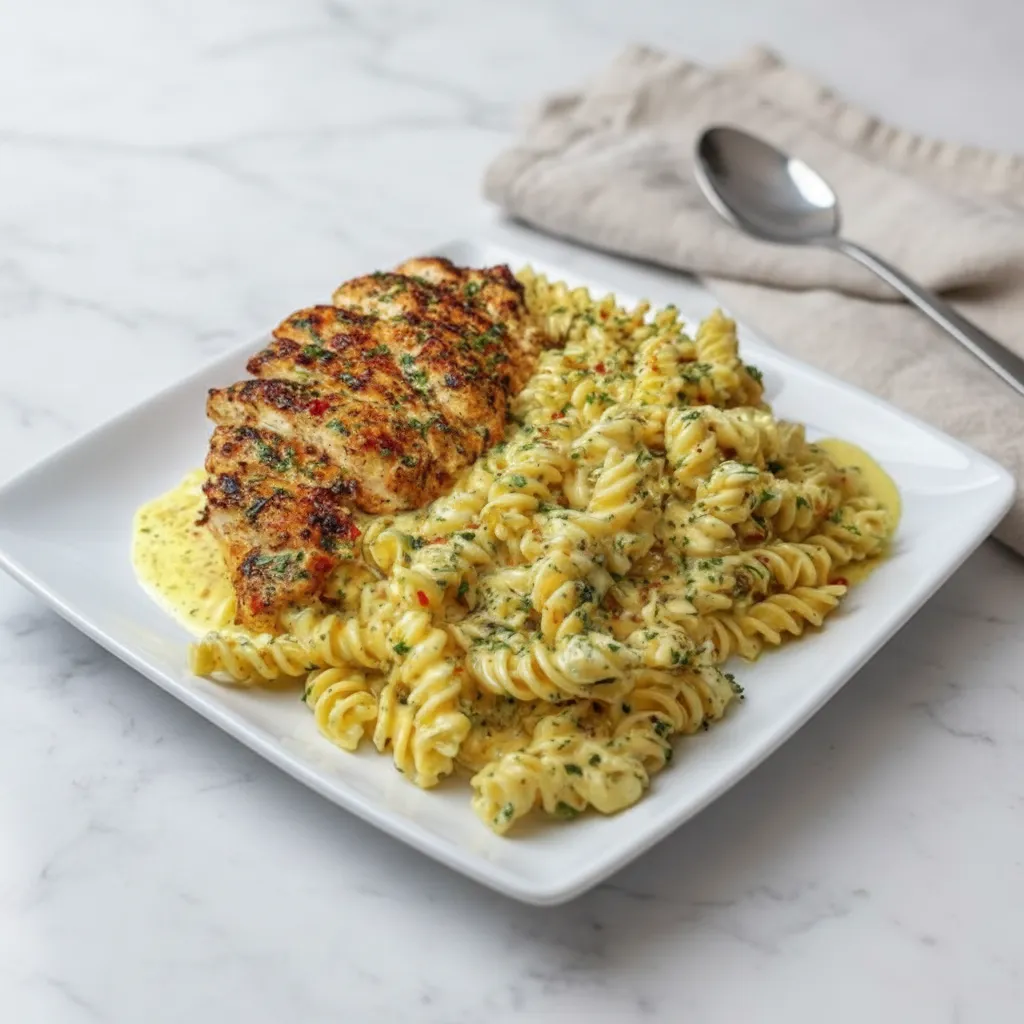 Creamy Garlic Parmesan Chicken Pasta – 30 Minute Recipe